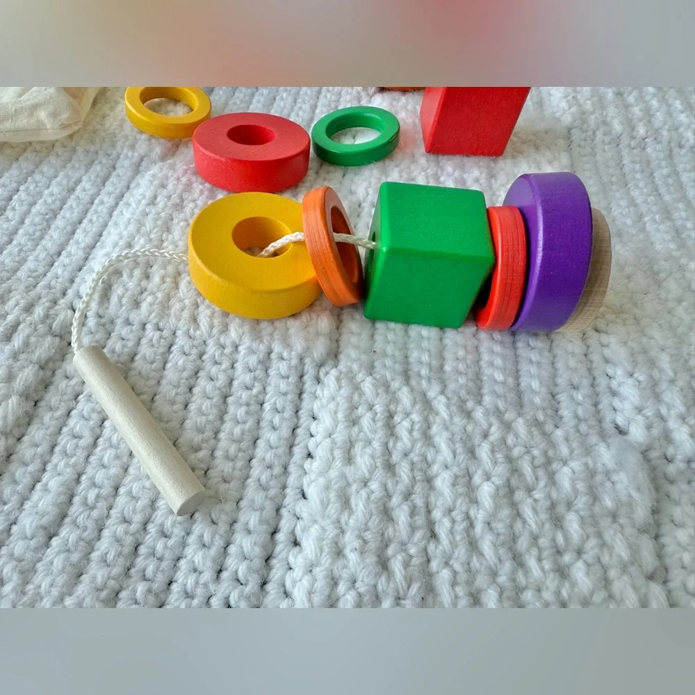 Monti Kids Montessori Lacing Beads Set